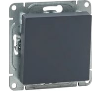 Механизм выключателя EKF одноклавишный, перекрёстный, графит, Эпика UP1-SWG-12