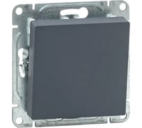 Механизм выключателя EKF одноклавишный, кнопочный, графит, Эпика UP1-SWG-13