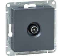 Механизм розетки EKF TV, оконечная, графит, Эпика UP1-SOG-TV-3