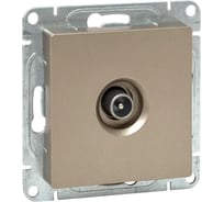 Механизм розетки EKF TV, оконечная, шампань, Эпика UP1-SOC-TV-3