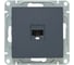 Механизм розетки EKF RJ11, графит, Эпика UP1-SOG-RJ11 2