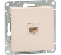 Механизм розетки EKF RJ11, кремовый, Эпика UP1-SOI-RJ11