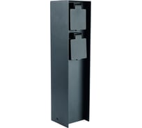 Розетка уличная FERON, TM200, 220-230V, 16A, IP44, 70,70,300мм, черный, 52184
