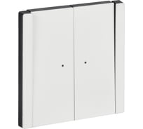 Выключатель 2-клавишный IEK FORTE&PIANO с индикацией 10А FP206M белый FP-V20-1-10-1-M-K01