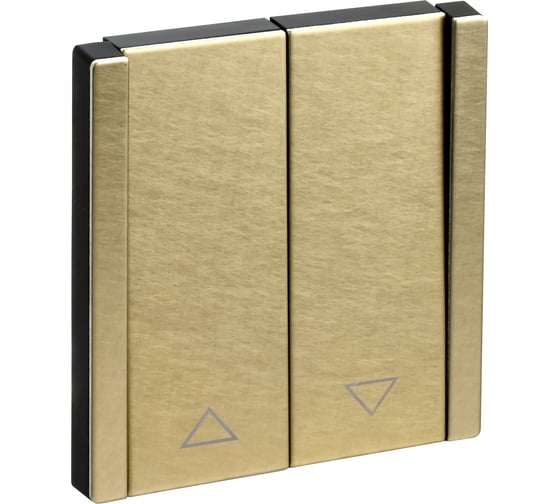 Выключатель жалюзи IEK FORTE&PIANO 10А FP611M шампань FP-V15-0-10-1-M-K37