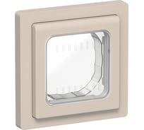 Рамка 1-местная IEK FLITE IP55 Рпро-1-55-ФлЛ льняной FI-M10-32-55-K88