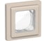 Рамка 1-местная IEK FLITE IP55 Рпро-1-55-ФлЛ льняной FI-M10-32-55-K88 1