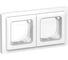 Рамка 2-местная IEK FLITE IP55 Рпро-2-55-ФлБ белый FI-M20-32-55-K01 1