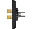 Аудиорозетка 4-местная IEK FORTE&PIANO FP139M черный FP-S40-M-K02 5