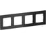 Рамка 4-местная IEK FLITE РУ-4-К-ФлЧ черный FI-M42-32-20-K02 1