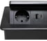 Блок розеток Mebax LK-DMS-742 2 секции Чёрный Полуавтоматический 2 USB беспроводная зарядка 00-00003481 3