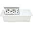 Блок розеток Mebax LK-DMS-741 2 секции Белый Полуавтоматический 1 USB + 1 type C беспроводная зарядка 00-00003480 1