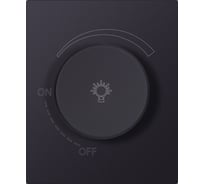 Светорегулятор (диммер) SMARTBUY Альтаир 1200Вт, модульный, 10А, черный акрил SBE-m11ba-D-0