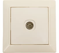 Телевизионная розетка Bylectrica серия СТИЛЬ, бежевый, ТР-042 бежевый