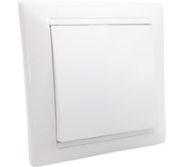 1-клавишный выключатель Bylectrica скрытой установки, серия СТИЛЬ, белый, С110-801