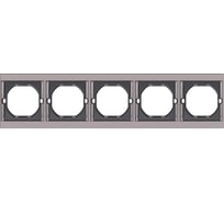 Рамка 5-местная SMARTBUY Альтаир графит SBE-m11g-00-FR-5