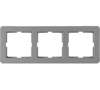 Рамка Systeme Electric W59 DECO 3-постовая, платина KD-3D-128