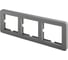Рамка Systeme Electric W59 DECO 3-постовая, платина KD-3D-128 2