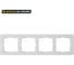 Рамка Systeme Electric W59 DECO 4-постовая, белый KD-4D-18 1