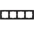 Рамка Systeme Electric W59 DECO 4-постовая, графит KD-4D-138 1