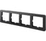 Рамка Systeme Electric W59 DECO 4-постовая, графит KD-4D-138 2