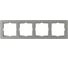 Рамка Systeme Electric W59 DECO 4-постовая, платина KD-4D-128 1