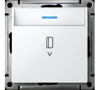 Выключатель карточный Systeme Electric ATLASDESIGN с подсветкой, 10А, без задержки отключения, механизм, белый ATN000114