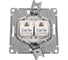 Компьютерная розетка Systeme Electric Glossa Молочная 2-ая RJ45+RJ45, кат.5E SE GSL000985KK 3