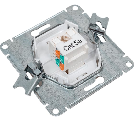 Компьютерная розетка Systeme Electric Glossa Перламутр RJ45 кат.5E SE GSL000681K