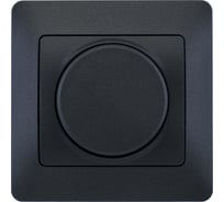 Светорегулятор в сборе Systeme Electric Glossa Антрацит диммер LED, RC, 630Вт/ВА GSL000737