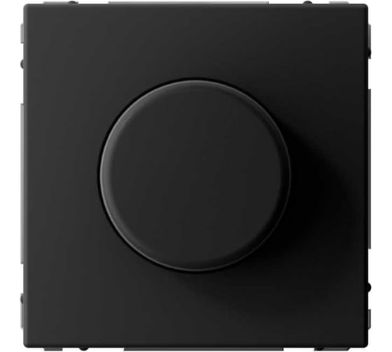 Светорегулятор (диммер) Systeme Electric ARTGALLERY поворотно-нажимной, LED, RC, 400Вт, механизм, черный шелк GAL001723 1