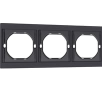 Рамка SMARTBUY 3-местная черная акрил Альтаир SBE-m11ba-00-FR-3