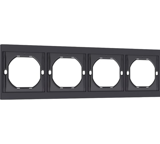 Рамка SMARTBUY 4-местная черная акрил Альтаир SBE-m11ba-00-FR-4 1