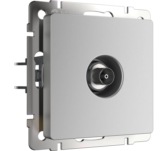 ТВ-розетка оконечная W1183006 серебряный WERKEL a050888 1