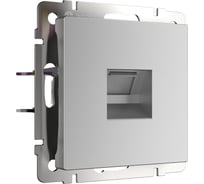 Телефонная розетка RJ-11 Werkel W1182006 серебряный a050875