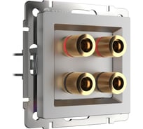 Акустическая розетка Werkel W1185006 серебряный a050879