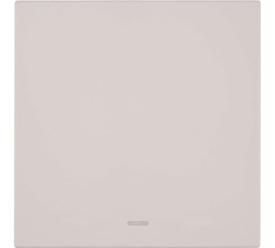 Выключатель 1-клавишный STEKKER серия Мия c индикатором, механизм, 250В, 10А, RSW10-3101-08, пудровый жемчуг, 50475 1