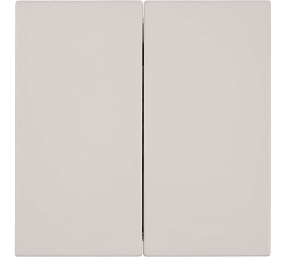 Выключатель 2-клавишный STEKKER серия Мия механизм, 250В, 10А, RSW10-3104-08, пудровый жемчуг, 50473 1