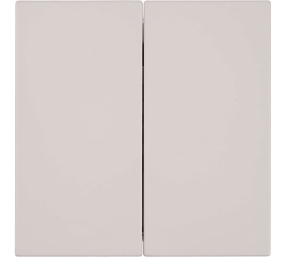 Переключатель 2-клавишный STEKKER серия Мия механизм, 250В, 10А, RSW10-3107-08, пудровый жемчуг, 50478 1