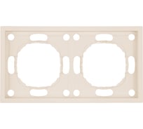 Рамка STEKKER 2-местная, серия Эмили, PFR00-5002-08, кашемир, soft touch 49911