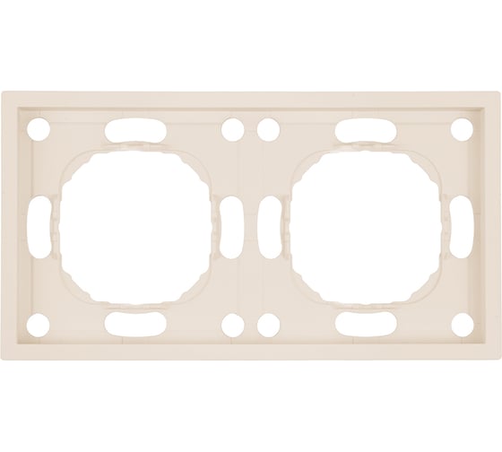 Рамка STEKKER 2-местная, серия Эмили, PFR00-5002-08, кашемир, soft touch 49911 1