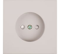 Механизм розетки 1-местной STEKKER с защитной шторкой, б/з, 250В, 16А, серия Мия, RST16-3109-08, пудровый жемчуг, 50483