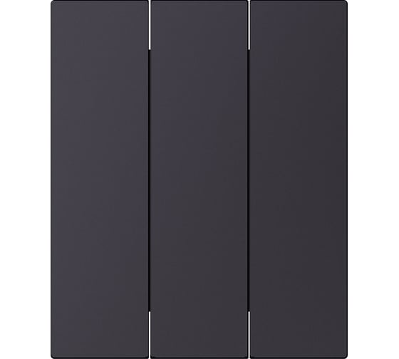 Выключатель 3-клавишный SMARTBUY модульный 10А черный акрил Альтаир SBE-m11ba-10-SW3-0 1