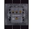 Выключатель 3-клавишный SMARTBUY модульный 10А черный акрил Альтаир SBE-m11ba-10-SW3-0 3