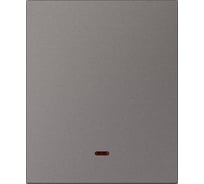 Выключатель 1-клавишный SMARTBUY с индикатором модульный 10А графит Альтаир SBE-m11g-10-SW1-1