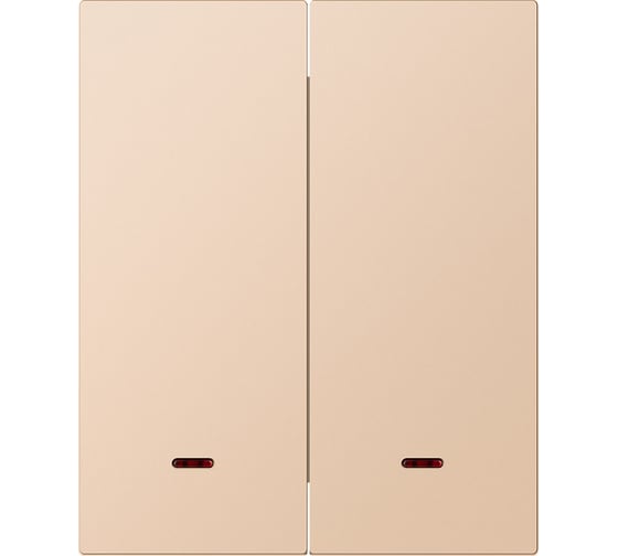 Выключатель 2-клавишный SMARTBUY с индикатором модульный 10А шампань акрил Альтаир SBE-m11ia-10-SW2-1 1