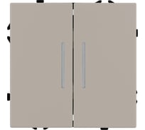 Механизм выключателя двухклавишный непроходной Arlight LED SWT-NOBE-MK02-SFPL-L-CA 1шт 059417