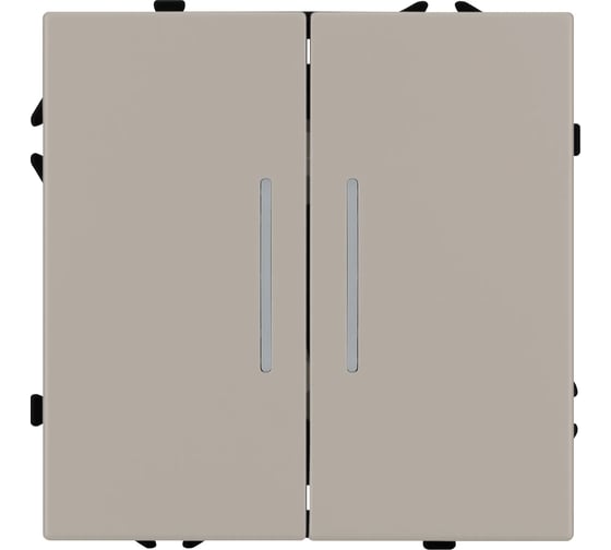 Механизм выключателя двухклавишный непроходной Arlight LED SWT-NOBE-MK02-SFPL-L-CA 1шт 059417 1