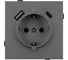 Механизм розетки с USB зарядкой Arlight SCT-TENDO-MUAC-SFPL-GR 1шт 054609 1