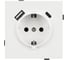 Механизм розетки с USB зарядкой Arlight SCT-TENDO-MUAC-SFPL-WH 1шт 054610 1